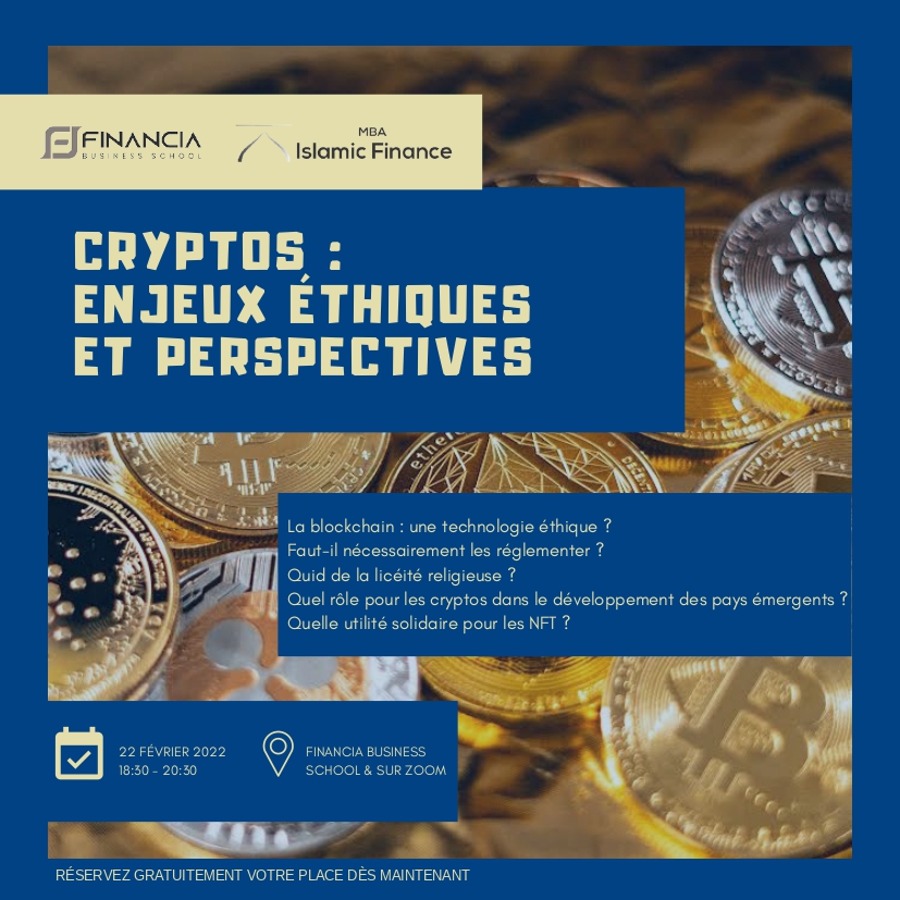 Conférence : Cryptos : enjeux éthiques et perspectives