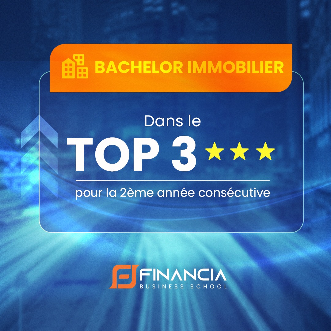 Bachelor Immobilier classé 3ème des meilleurs licences, bachelors et grandes écoles