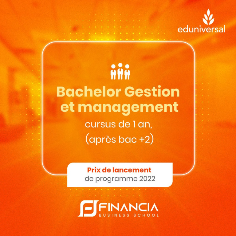 Bachelor Gestion et management, prix de lancement de programme