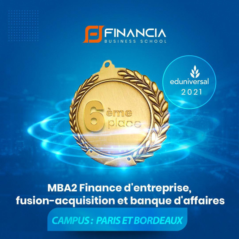 Classement Eduniversal 2020-2021 - MBA2 Finance dentreprise