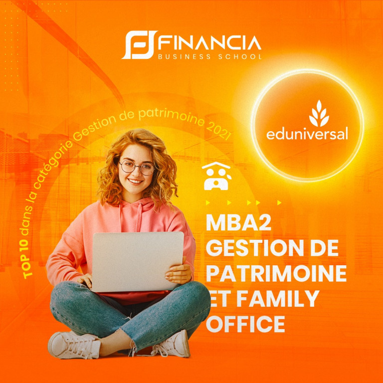 Classement Eduniversal 2020-2021 - MBA2 Gestion de patrimoine