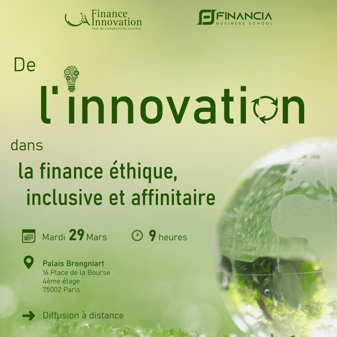 De l’innovation dans la Fintech éthique, inclusive et affinitaire