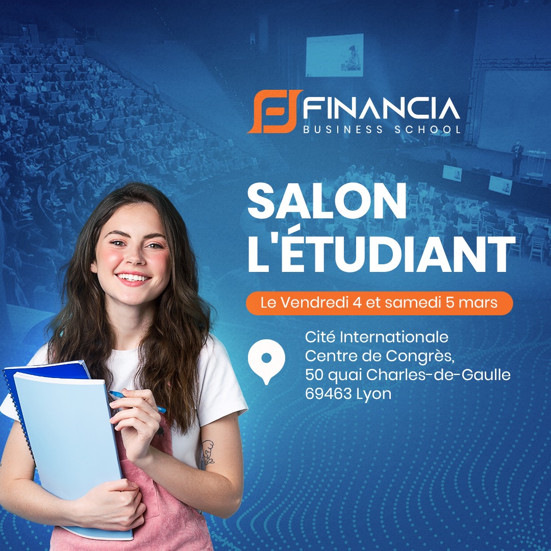 Financia présent au salon Létudiant de Lyon (4 et 5 mars)